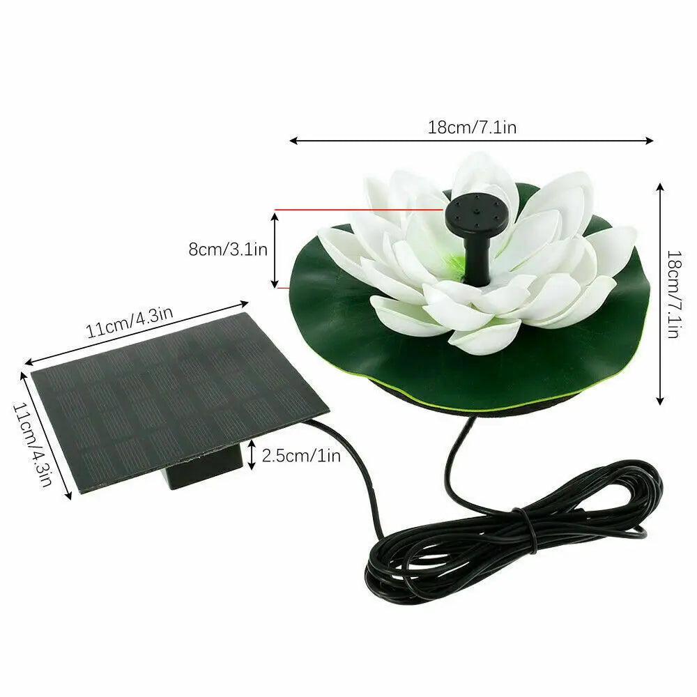 Solar Lotus Fountain