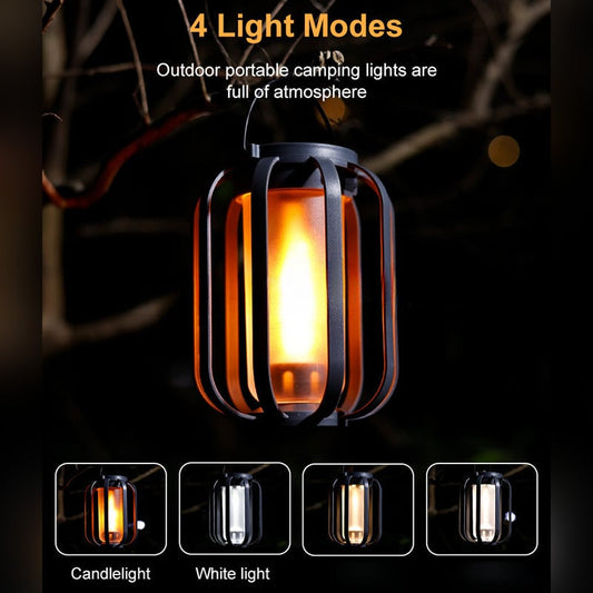Layari — Dual Power Solar Lantern with Flickering Flame Effect
