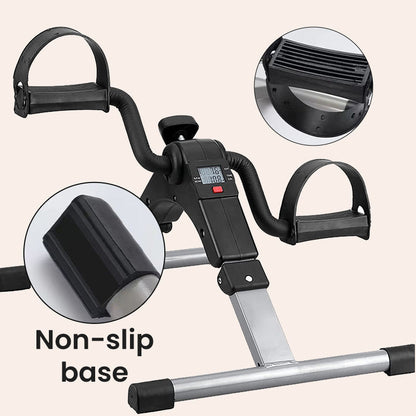 Zynomo Mini Folding Pedal Exerciser for Under Desk Use