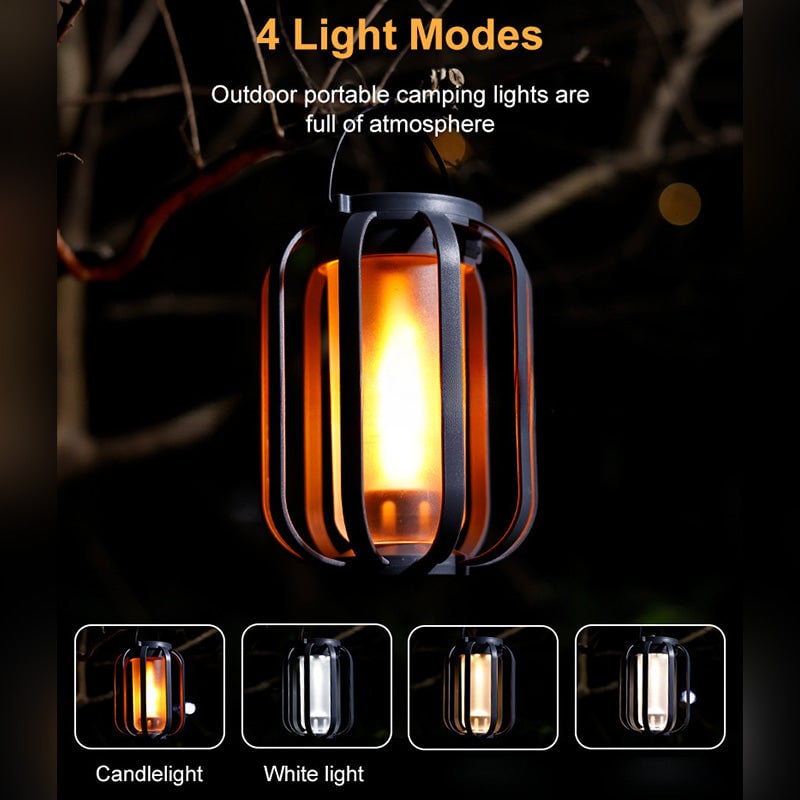 Layari — Dual Power Solar Lantern with Flickering Flame Effect