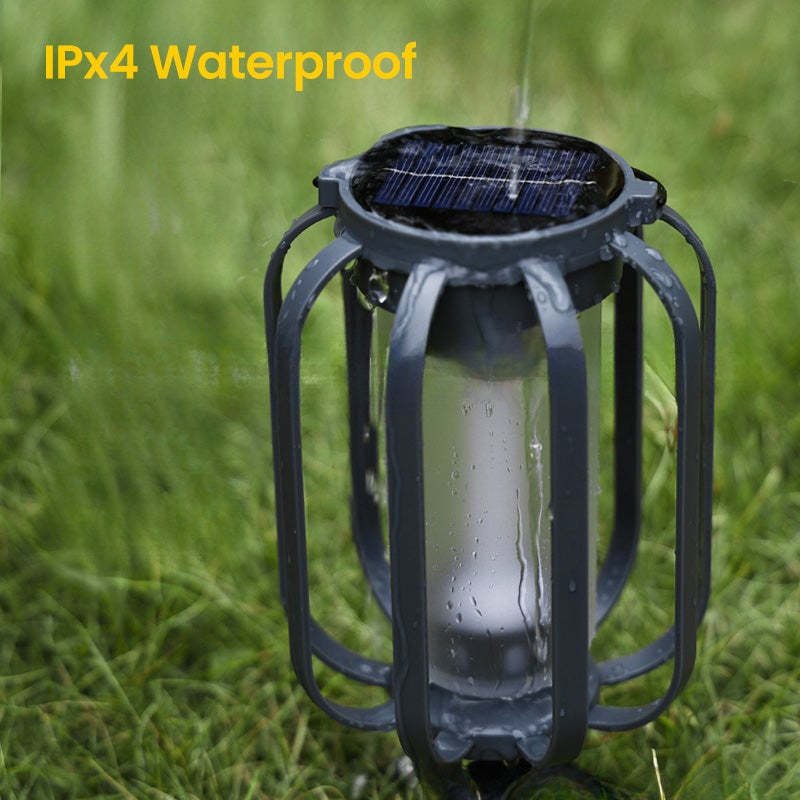 Layari — Dual Power Solar Lantern with Flickering Flame Effect