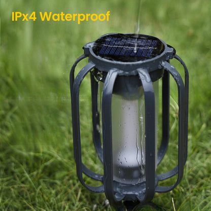 Layari — Dual Power Solar Lantern with Flickering Flame Effect