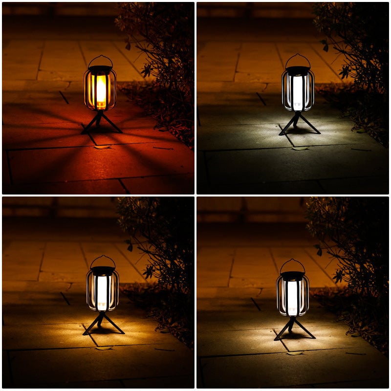 Layari — Dual Power Solar Lantern with Flickering Flame Effect