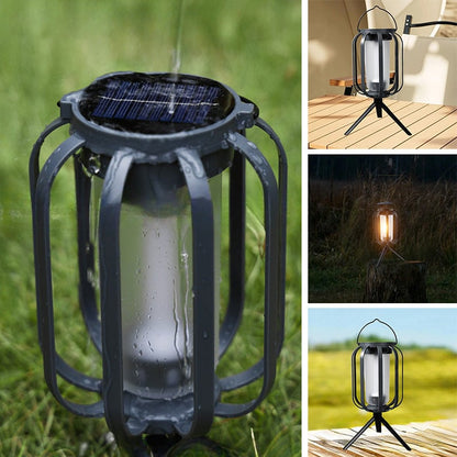Layari — Dual Power Solar Lantern with Flickering Flame Effect