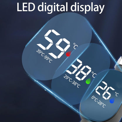 ThermaClear — Digital Shower Thermometer with Bright LED Display