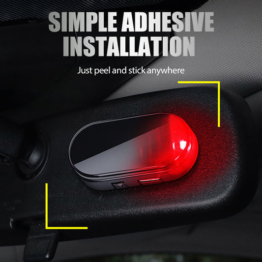 Zyntrex Solar Powered Car Anti-Theft Warning Light