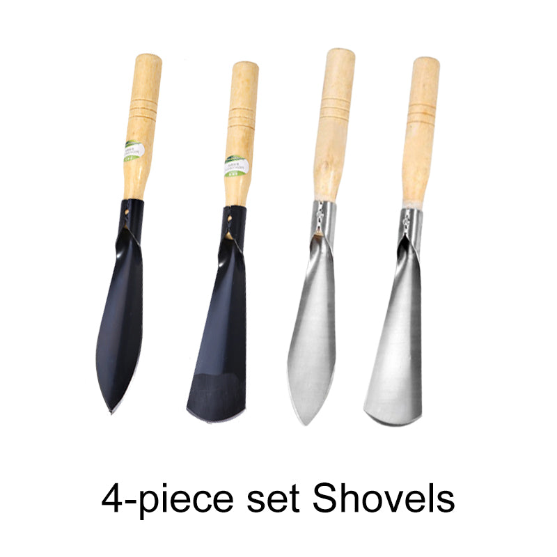 Grove Gardening Tools Set | Stainless Steel Weeding Shovel, Trowel, Rake