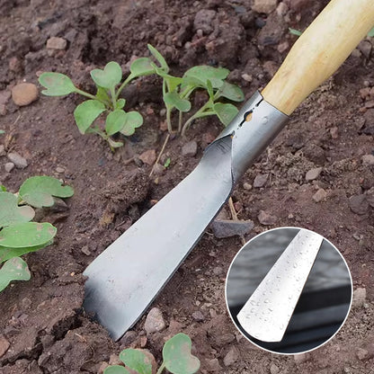 Grove Gardening Tools Set | Stainless Steel Weeding Shovel, Trowel, Rake
