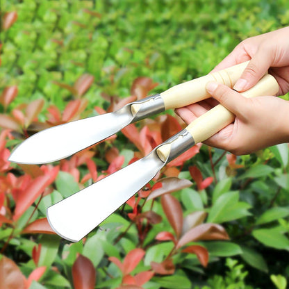 Grove Gardening Tools Set | Stainless Steel Weeding Shovel, Trowel, Rake