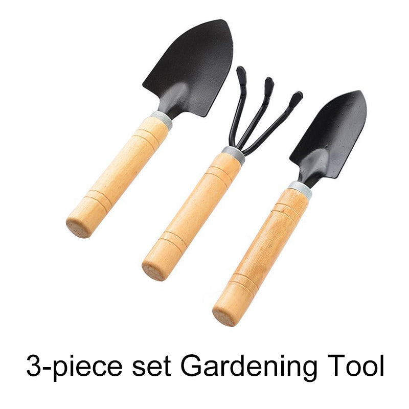 Grove Gardening Tools Set | Stainless Steel Weeding Shovel, Trowel, Rake