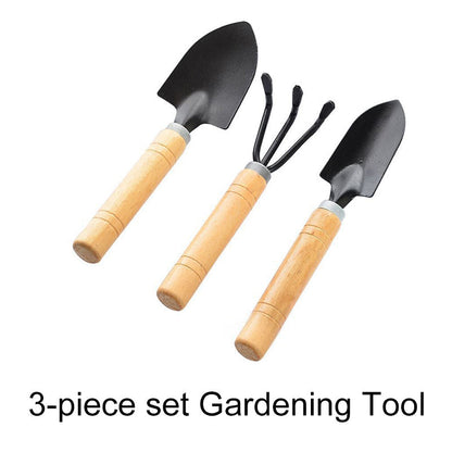 Grove Gardening Tools Set | Stainless Steel Weeding Shovel, Trowel, Rake