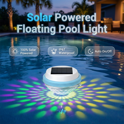 Luma Solar Floating Light | Color-Changing, Waterproof