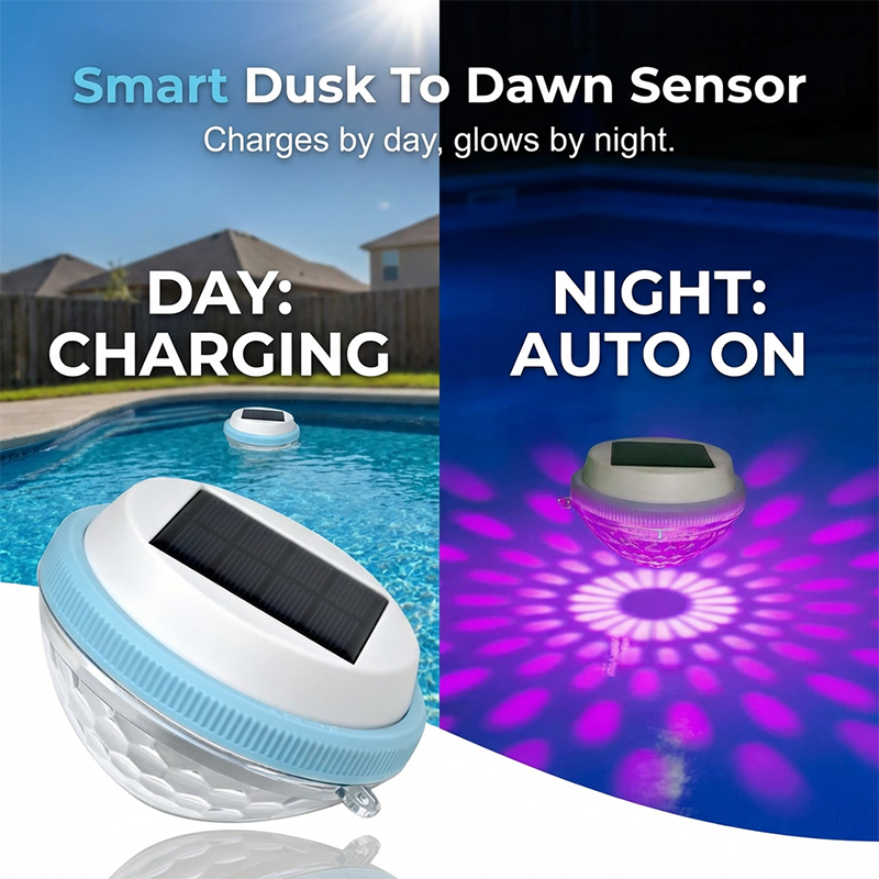 Luma Solar Floating Light | Color-Changing, Waterproof