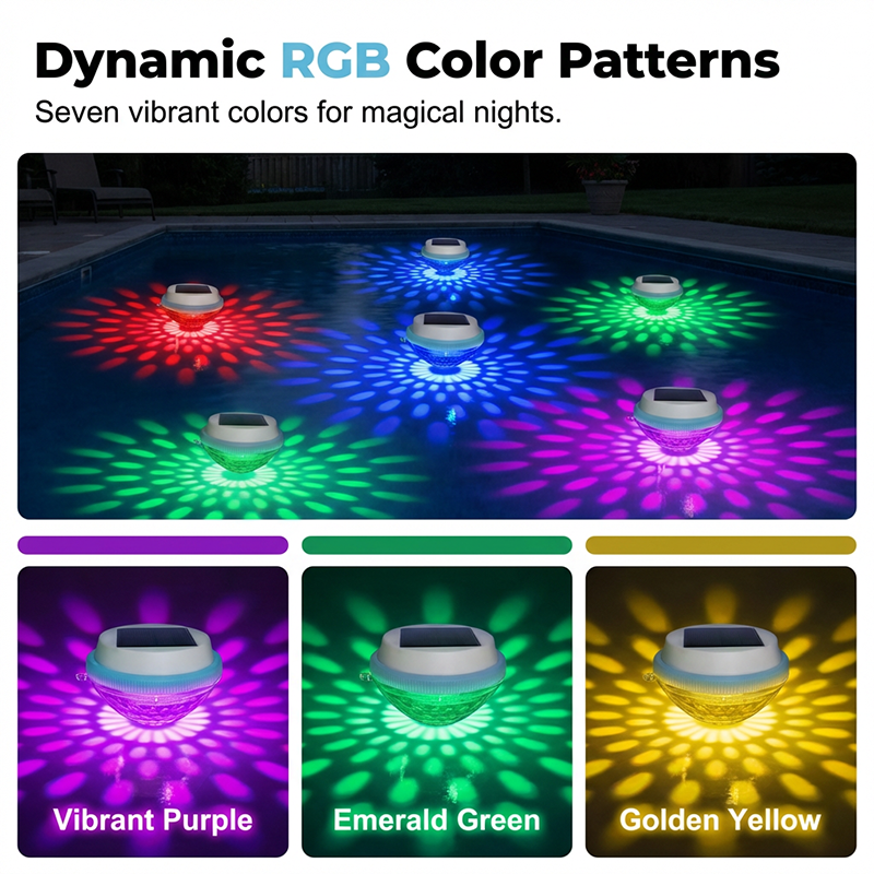 Luma Solar Floating Light | Color-Changing, Waterproof