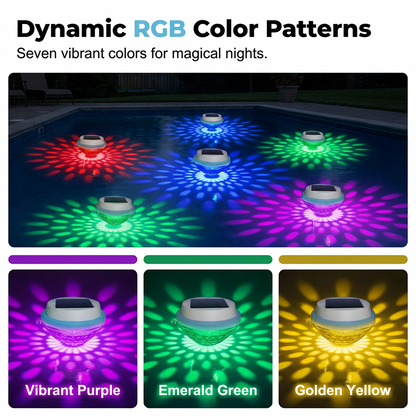 Luma Solar Floating Light | Color-Changing, Waterproof