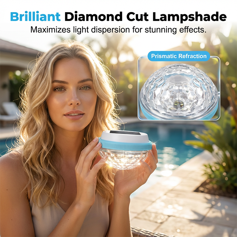 Luma Solar Floating Light | Color-Changing, Waterproof