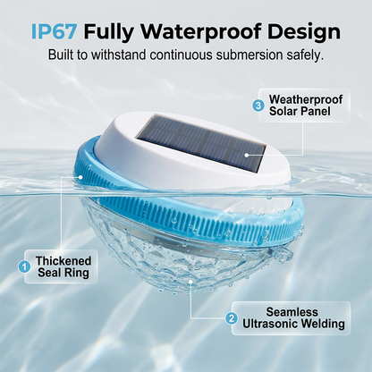 Luma Solar Floating Light | Color-Changing, Waterproof