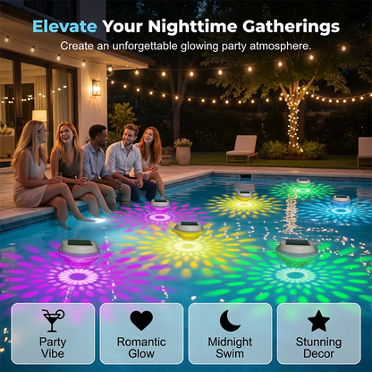 Luma Solar Floating Light | Color-Changing, Waterproof