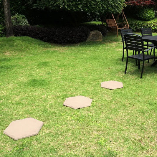 Natura Garden Stones | Durable Resin Decorative Stepping Stones for Pathways
