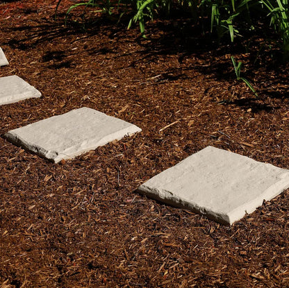 Natura Garden Stones | Durable Resin Decorative Stepping Stones for Pathways
