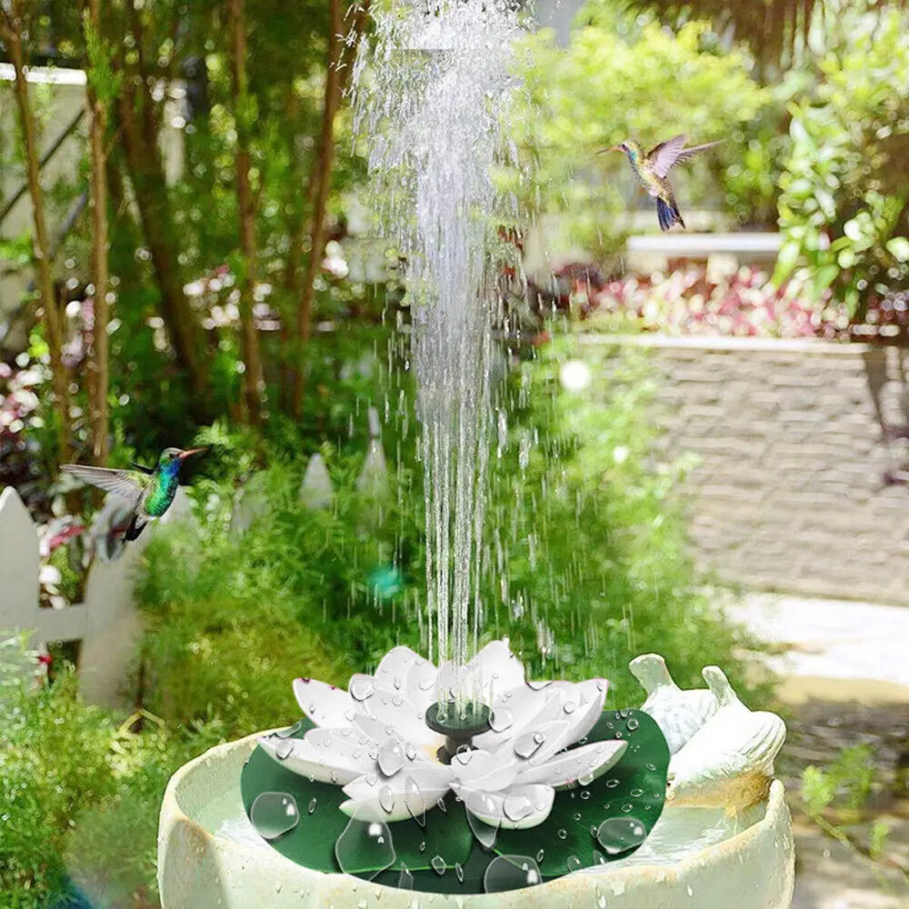 Solar Lotus Fountain