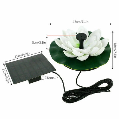 Solar Lotus Fountain