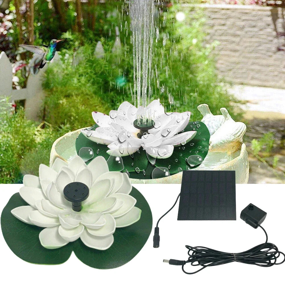 Solar Lotus Fountain