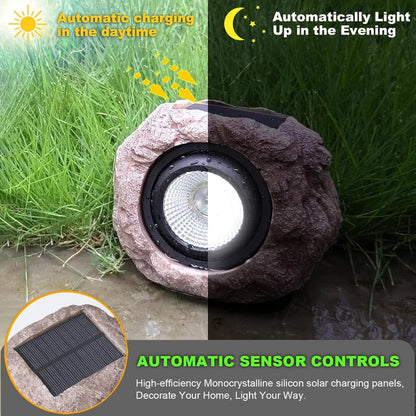 Sola Rock Lamp | Solar Powered, Waterproof