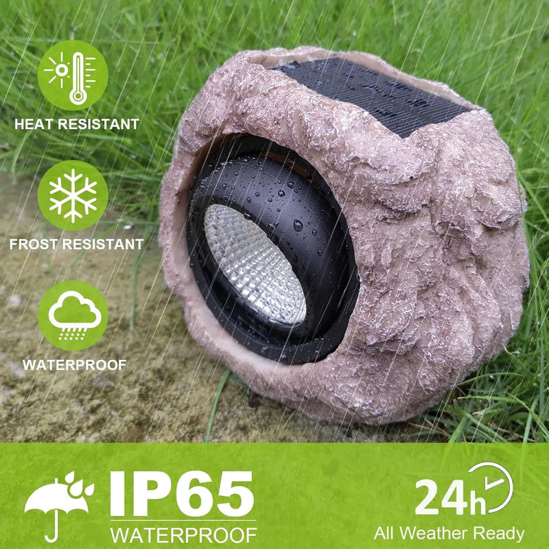 Sola Rock Lamp | Solar Powered, Waterproof