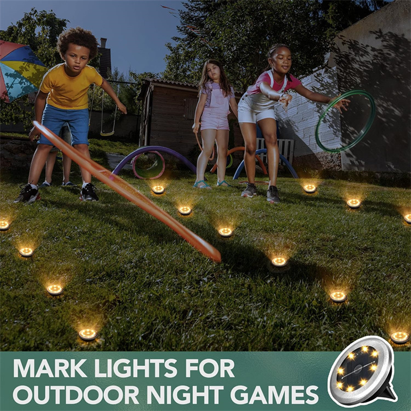 Solar Glow Ground Lights | Waterproof, Energy Efficient