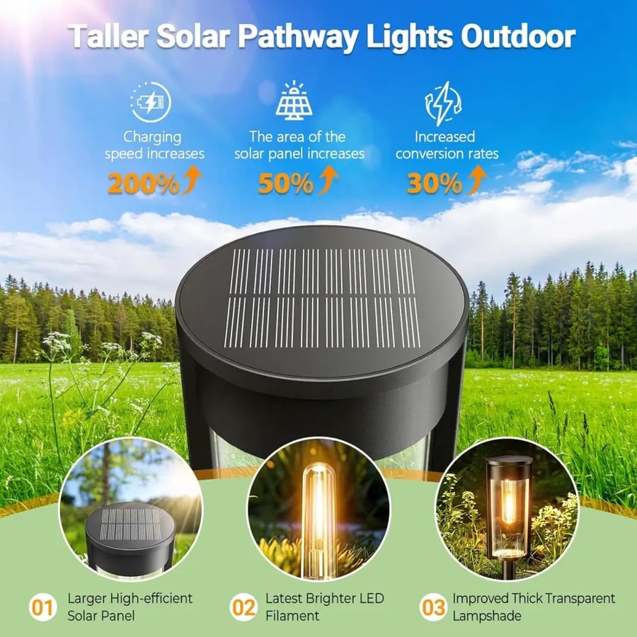 Solar Pathway Lights Outdoor