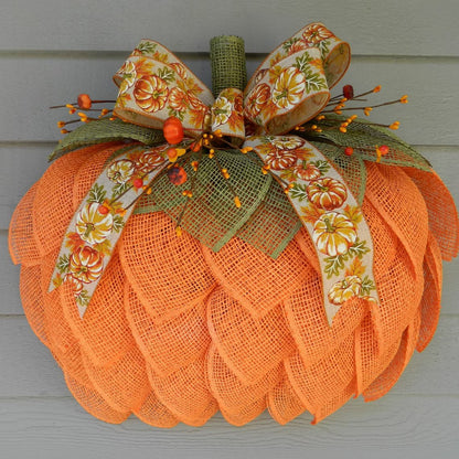 Pumpkin Fall Wreath