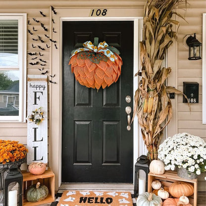 Pumpkin Fall Wreath