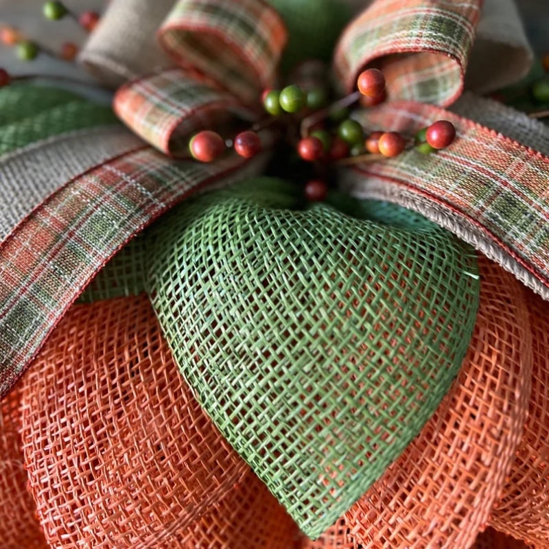Pumpkin Fall Wreath