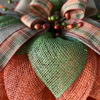 Pumpkin Fall Wreath