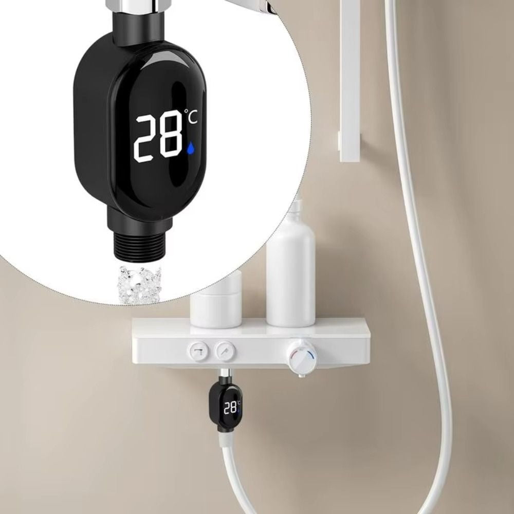 ThermaClear — Digital Shower Thermometer with Bright LED Display