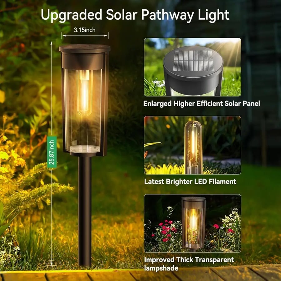 Solar Pathway Lights Outdoor