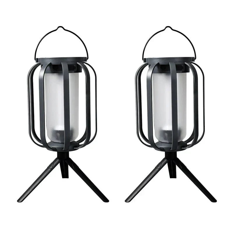 Layari — Dual Power Solar Lantern with Flickering Flame Effect