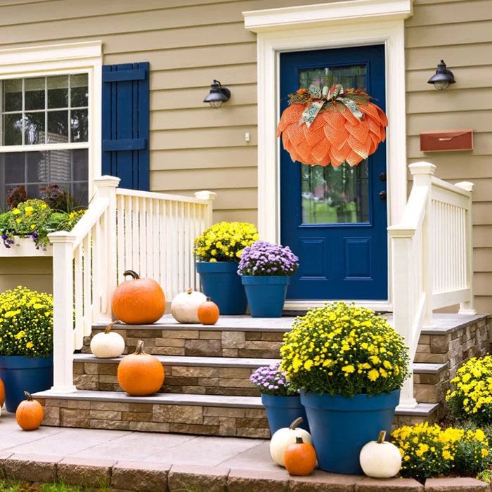 Pumpkin Fall Wreath