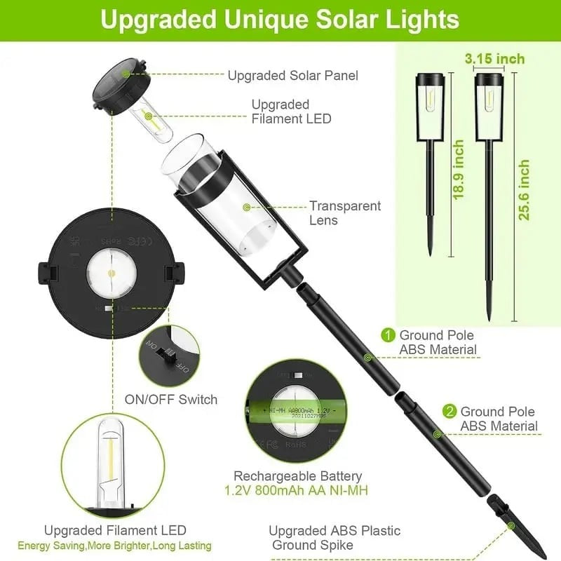 Solar Pathway Lights Outdoor