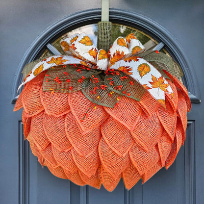 Pumpkin Fall Wreath